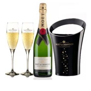 Moet Chandon x Jean Marc Gady black gold champagne limited edition collectible